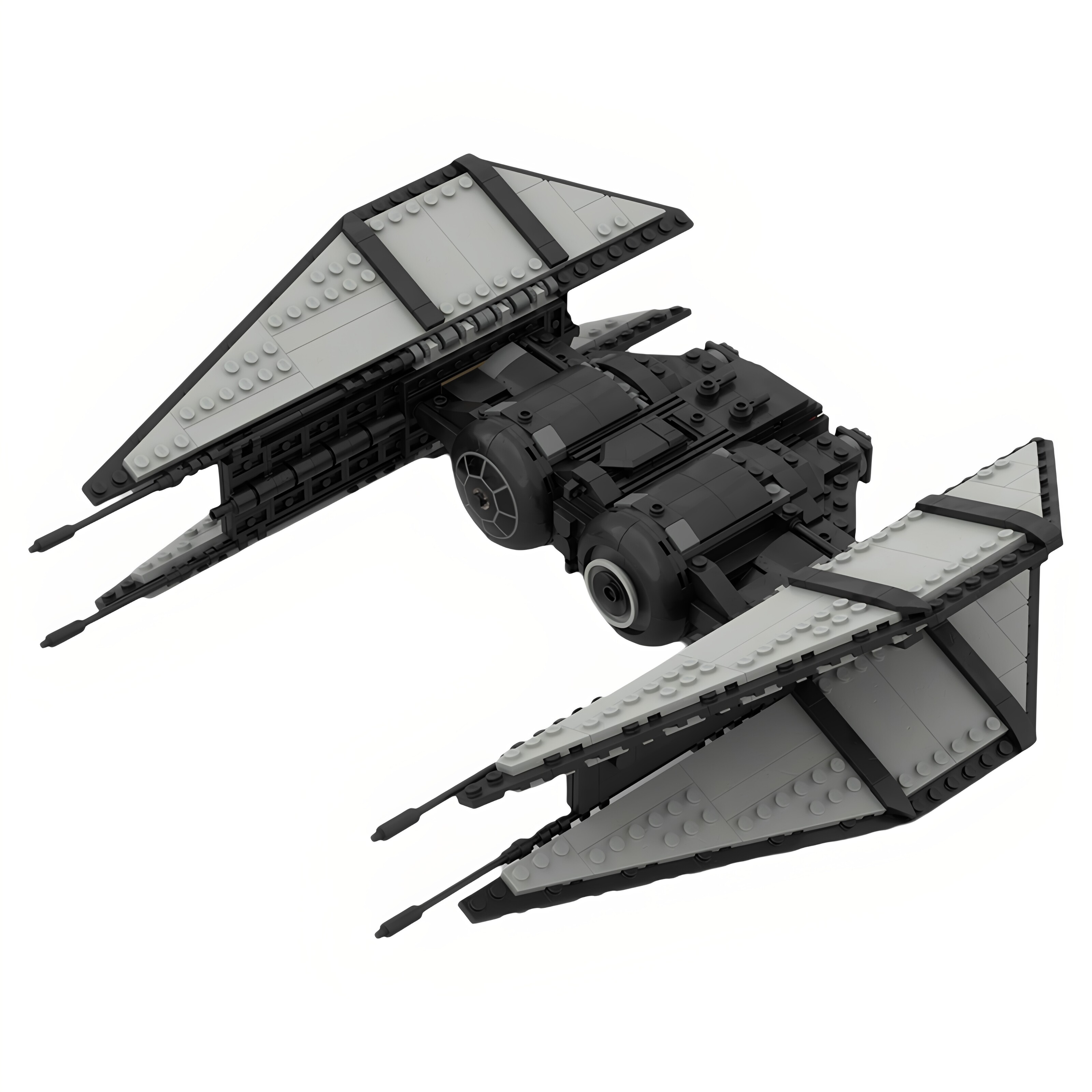 现货小颗粒MOC-140039星球大战第一秩序轰炸机积木玩具模型摆件