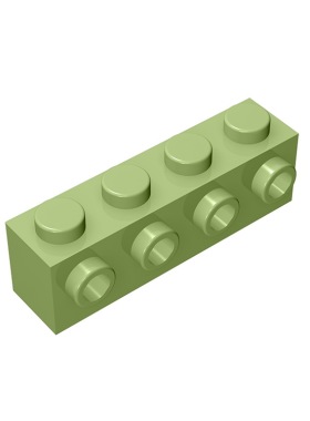 华志积木30414积木1x4单侧带转接凸点砖玩具配件零件拼装拼插