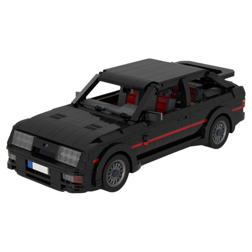 高砖小颗粒MOC-250579赛车积木