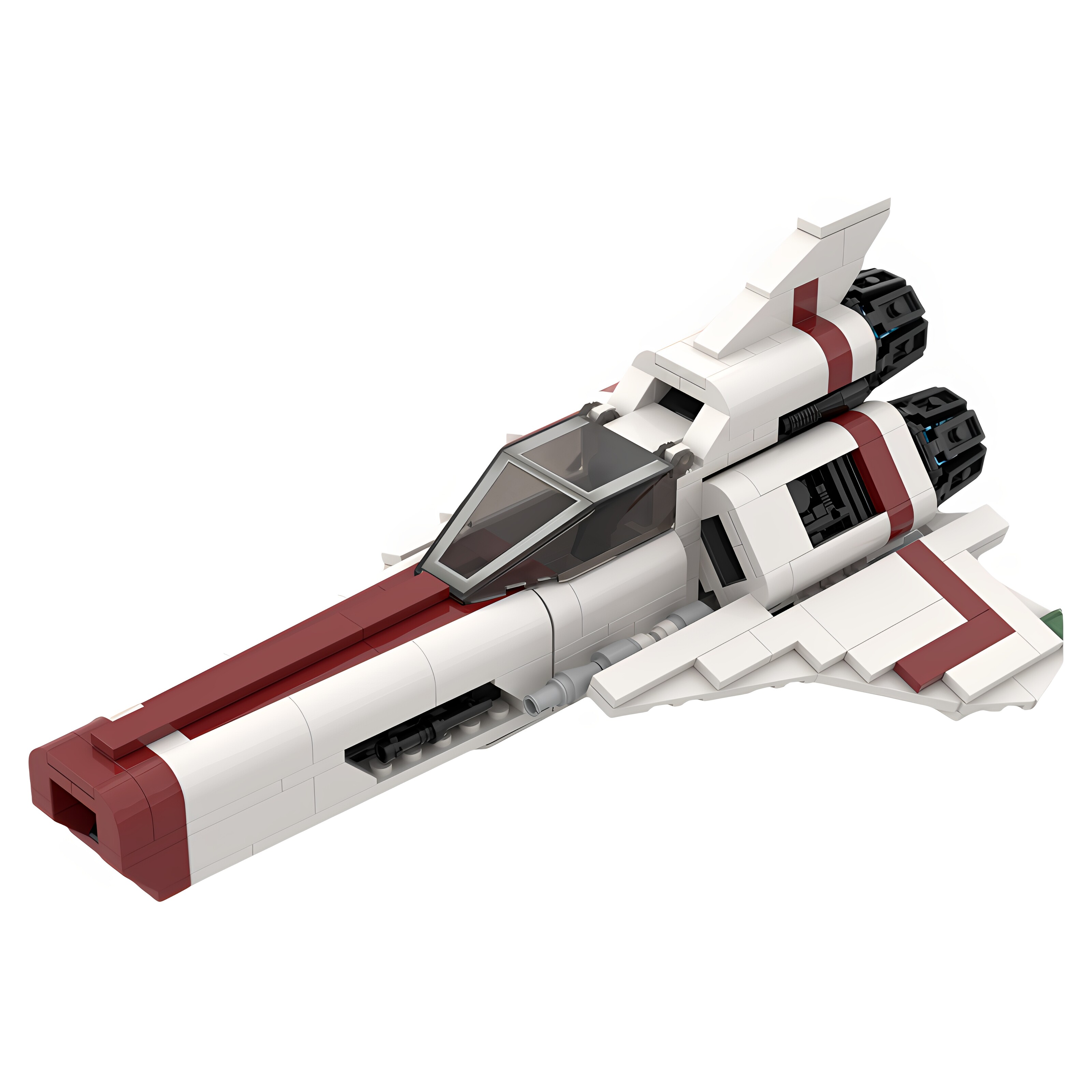 MOC-28643太空舰积木零件现货