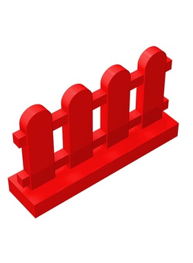 华志积木33303积木1x4x2栅栏玩具配件零件拼装拼插