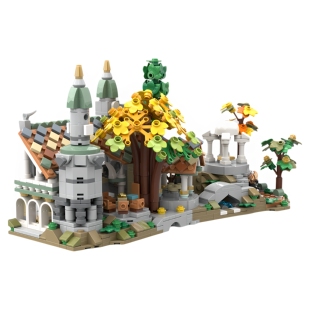 现货小颗粒MOC-140586迷你指环王幽谷积木益智玩具模型礼物摆件