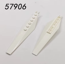 华志积木 57906 零件配件 3x12带铰链螺旋桨 机甲MOC机翼