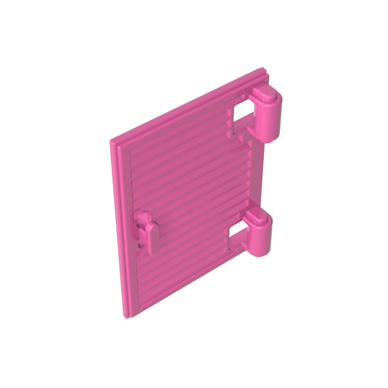 积木60800 1x2x3百叶窗户零件配件MOC定制DIY礼品玩具科教