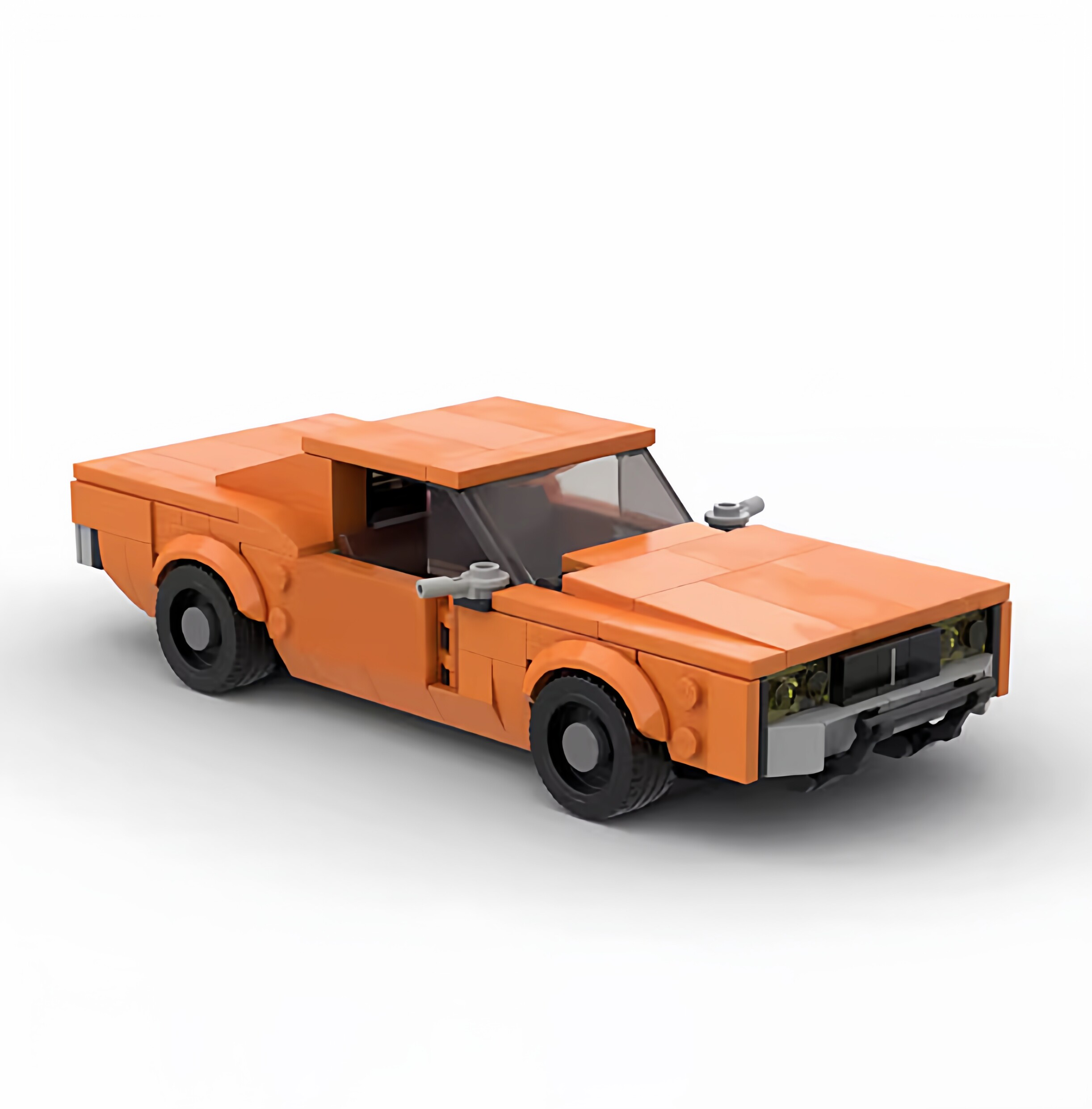 现货小颗粒MOC-60391道奇名车积木益智speed8格车玩具李将军模型