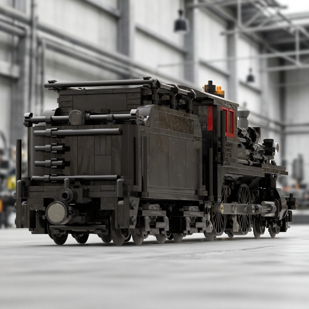 现货小颗粒MOC-239268火车1：48 加拿大太平洋积木益智模型摆件
