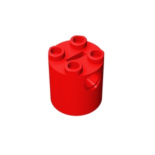 华志积木30361积木2x2x2侧面带孔圆柱砖玩具配件零件拼装拼插