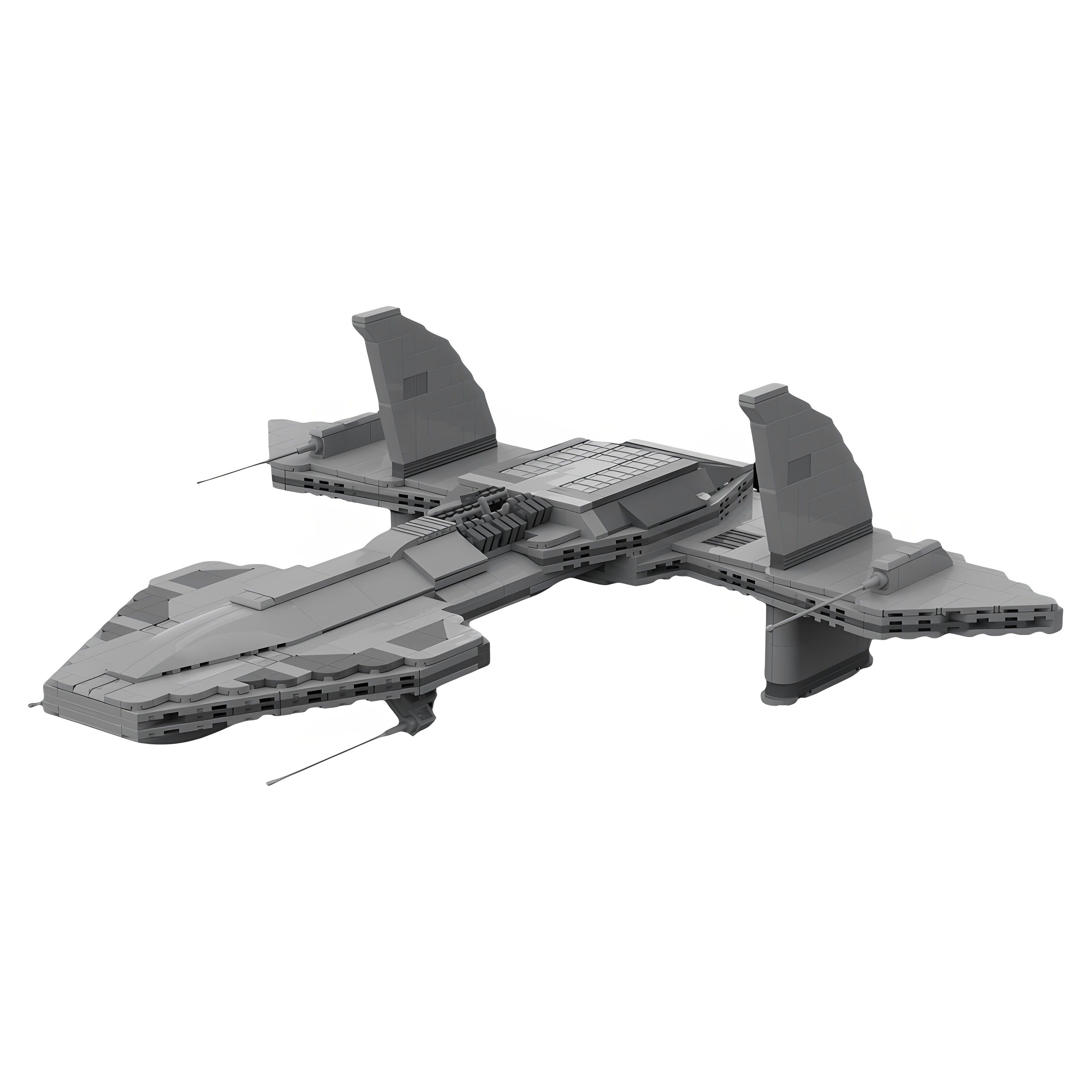 高砖小颗粒MOC-125762飞船积木