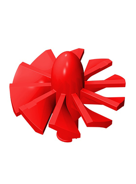 积木43122-18753-46667 2.4cm 螺旋桨桨叶零件配件MOC定制DIY礼品