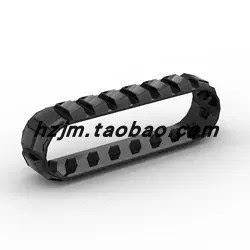 华志积木 43903 国产科技教育积木零件 X939 20齿橡胶履带 小颗粒