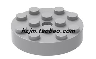 华志积木小颗粒积木总汇MOC73603拼装零件转盘圆积木玩具