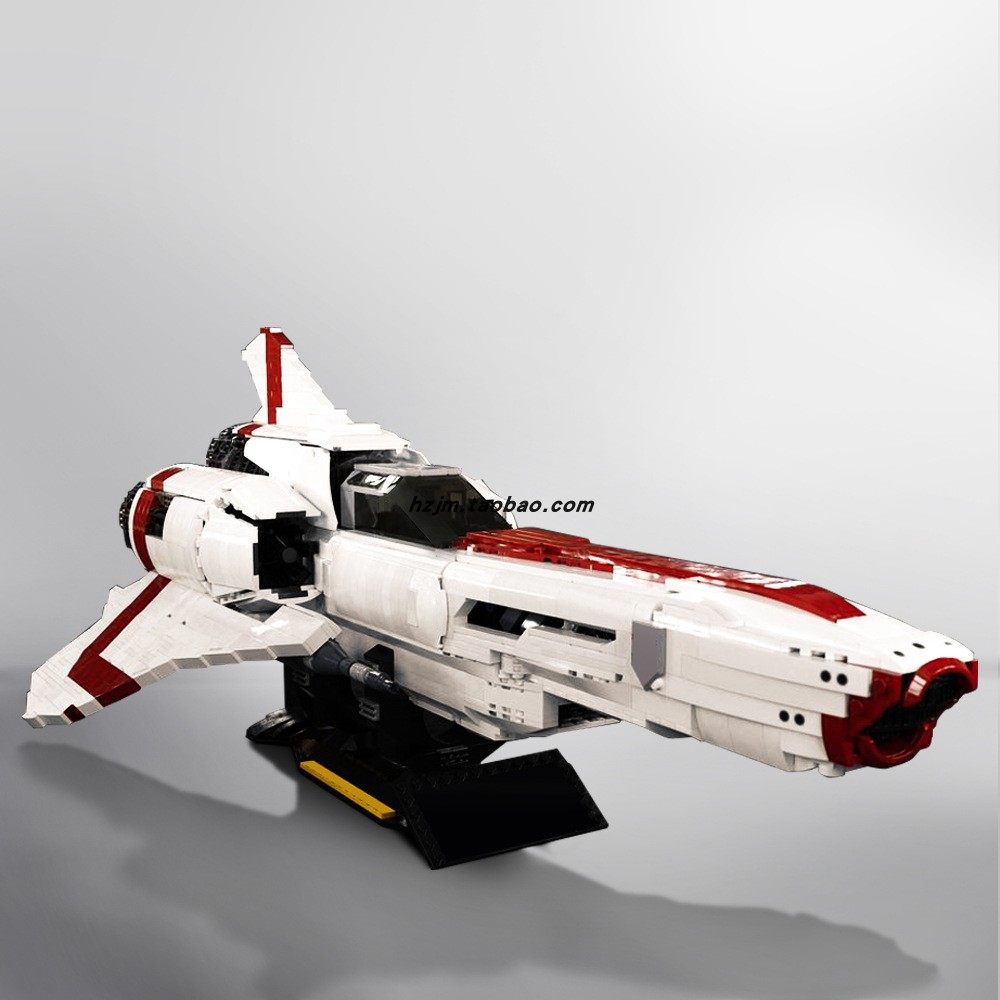 moc-9424太空堡垒卡拉狄加-殖民毒蛇宇宙飞船 影视周边拼装积木