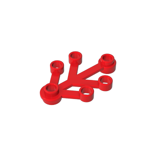 积木2423 树叶零件配件MOC定制DIY礼品玩具科教 4x3