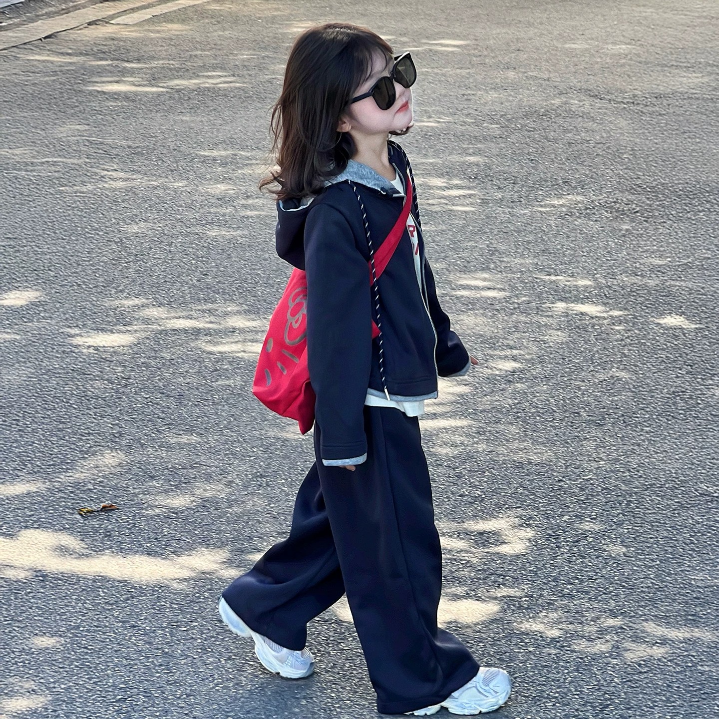 GBUBG 女童套装秋装2026新款韩系儿童运动服卫衣休闲两件套春秋款