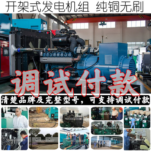 调试付款240KW柴油发电机组 300KVA 264KW威曼动力D11A2