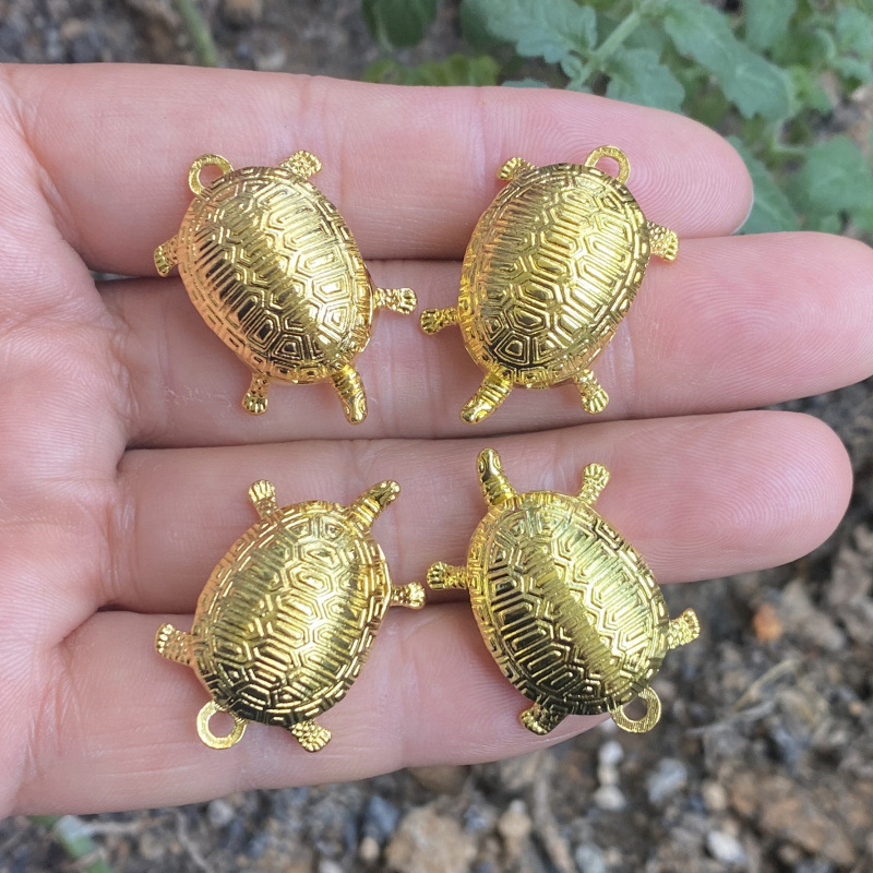 开业居家小号仿金乌龟吊坠镂空立体金龟摆件御守日本浅草寺金钱龟