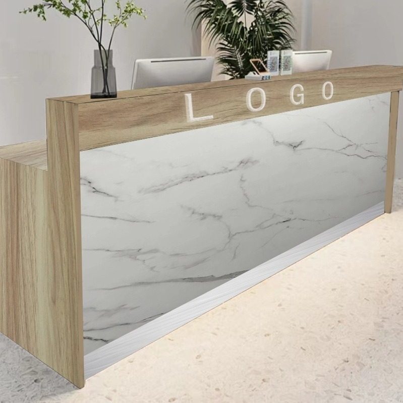 新款奶茶店收银台前台商用简约小型店铺接待台蛋糕甜品店实木吧台,商业/办公家具,操作台,淘宝优惠券,粉丝福利购,淘宝优惠卷