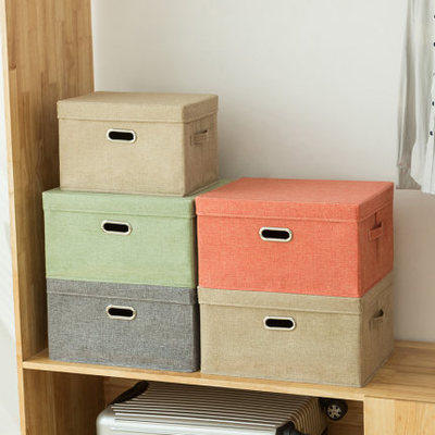 布艺可折叠衣服收纳箱家用被子杂物整理箱宿舍储物棉麻收纳盒,收纳整理,其他收纳盒,淘宝优惠券,粉丝福利购,淘宝优惠卷