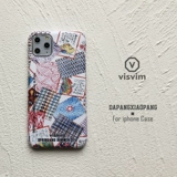 Модный брендовый ретро-футляр, подходящий для iPhone11, Apple xsmax, матовый VV, твердый защитный чехол Full xs 8p