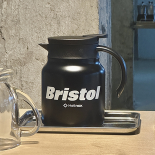 潮牌Bristol黑化大容量保温壶茶壶咖啡壶便携不锈钢316野营焖茶壶