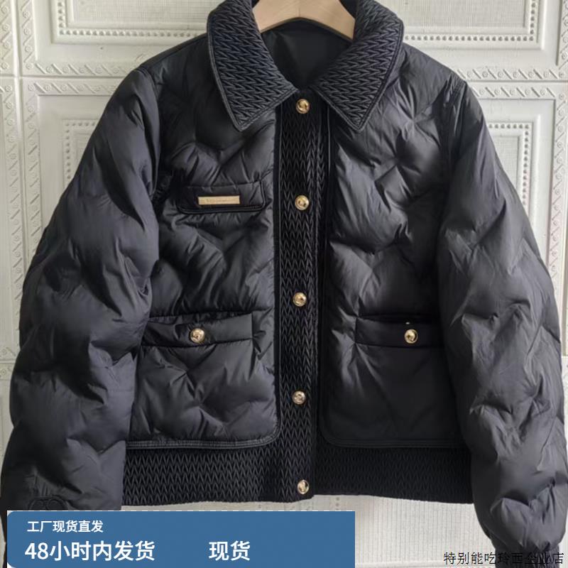 羽绒服女式中长款羽绒服小瑕疵大减价白鸭绒增厚短冬夹克