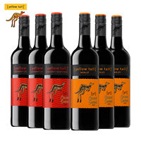 Yellow-tailed Kangaroo Red Wine, Colorful Syrah Merlot 750ml*6 bottles, Chilean whole case, Gift for the Qixi Festival thumbnail 6