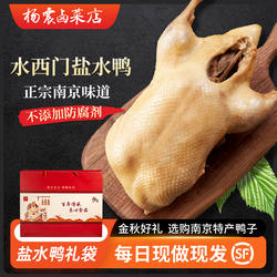 杨震卤菜 南京盐水鸭 正宗特产3斤水西门咸水鸭官方 过年货节送礼