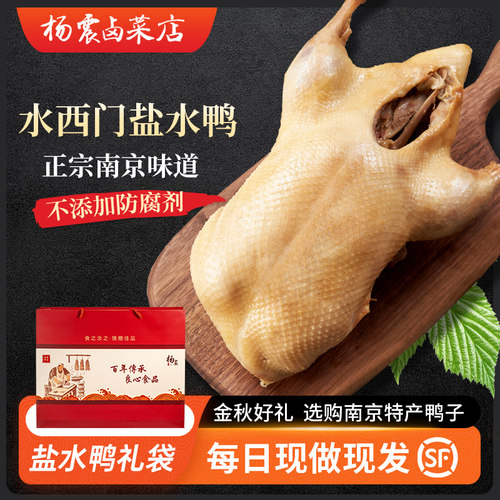 杨震南京特产盐水鸭过年送礼