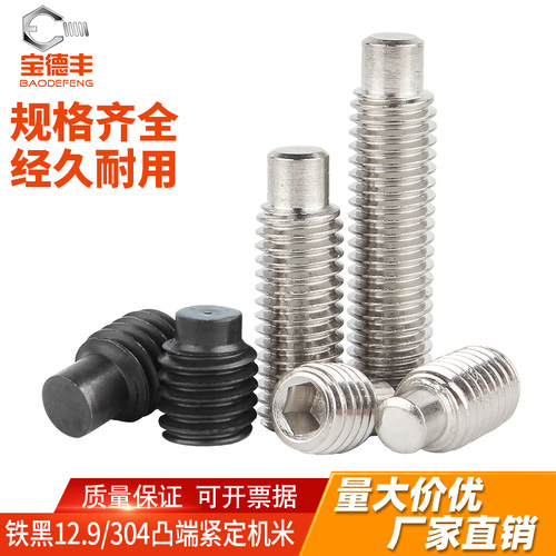 【可开专票】不锈钢凸端紧定螺丝
