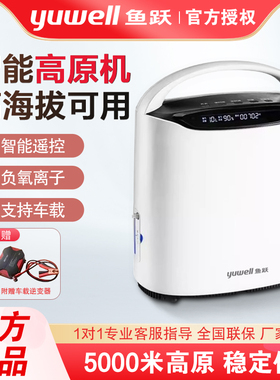 鱼跃高原制氧机车载型1L便携西藏专用氧气机户外旅行吸氧机YU800
