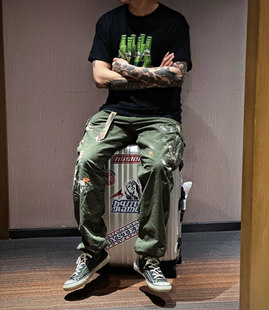 Hysteric Glamour 情侣款 日本制暴力小熊扎啤酒瓶印花短袖T恤