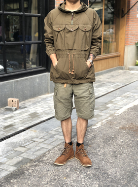 Gypsy & Sons 日产Ventile防水透气机能性多袋复古套头猎装夹克