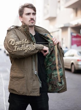 Buzz Rickson's M-65 重磅潮流军绿迷彩M65内胆棉服