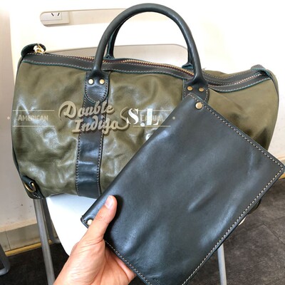 Sturdy 逼格而实用 水洗做旧栎木牛皮复古绿色手帐笔记本