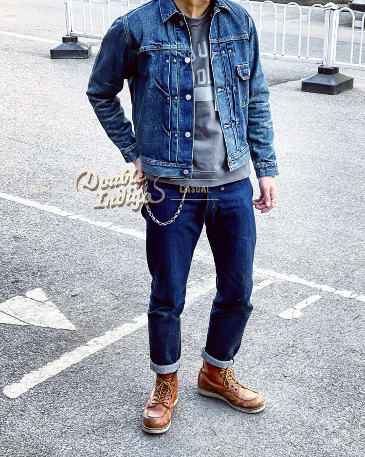 Gypsy & sons复古日产手工水洗赤耳一代牛仔夹克 VV101替代品