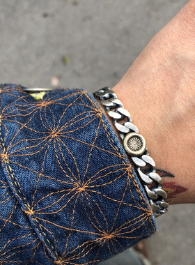 手镯光岚太阳点金锁链式复古