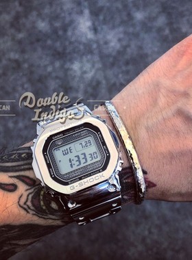 光岚交错日本锤目纹18K金手镯