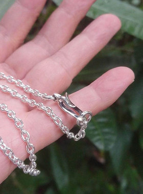 日本手工复古熔岩火焰项链