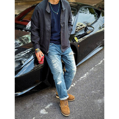 复古休闲通勤经典哈灵顿夹克