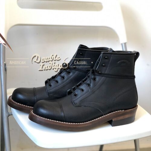 永胜复古日本牛皮工装靴