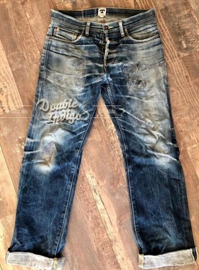 TELLASON Ankara16.5oz日本面料美产原色赤耳基础直筒牛仔裤