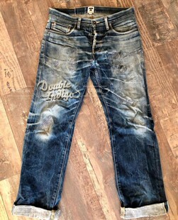 TELLASON Ankara16.5oz日本面料美产原色赤耳基础直筒牛仔裤