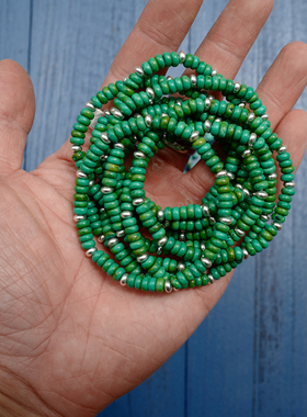 美国天然古董银币手链