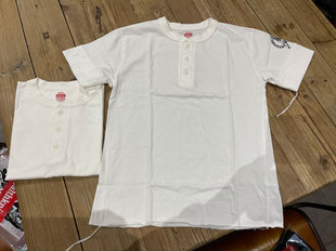 Hysteric Glamour 日本制高素质裸女吉他印花复古亨利领短袖套装