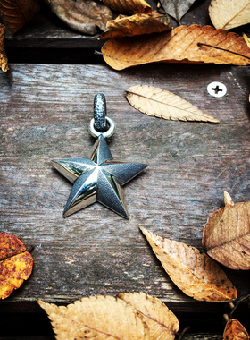 特大号JOJO五角星吊坠项链