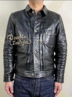 Y'2 LEATHER 特殊限定大战版Type I一代夹克单口袋茶芯小马皮夹克