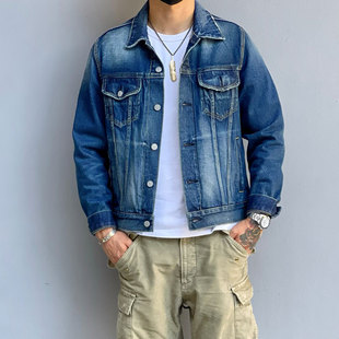 ICT 媲美VV 14.5oz重度水洗做旧赤耳三代牛仔夹克 Helix Double