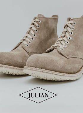 Julian boots 20周年野羚羊翻毛皮Old London复古工装伞兵靴