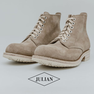 Julian boots 20周年野羚羊翻毛皮Old London复古工装伞兵靴