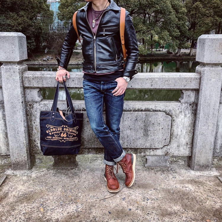 Freewheelers Mulholland 穆赫兰道经典茶芯机车马皮皮衣